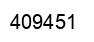 Number 409451 black image