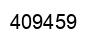 Number 409459 black image