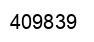 Number 409839 black image
