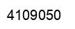 Number 4109050 black image