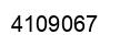 Number 4109067 black image