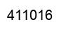 Number 411016 black image