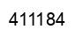 Number 411184 black image