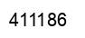 Number 411186 black image