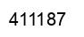 Number 411187 black image