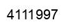 Number 4111997 black image