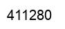 Number 411280 black image