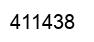 Number 411438 black image