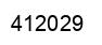 Número 412029 imagen negro