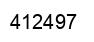 Número 412497 imagen negro