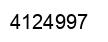 Número 4124997 imagen negro