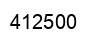 Number 412500 black image
