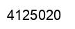 Número 4125020 imagen negro