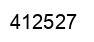 Number 412527 black image