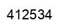 Número 412534 imagen negro