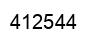 Número 412544 imagen negro