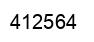Número 412564 imagen negro