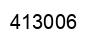 Number 413006 black image