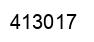 Number 413017 black image