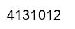 Number 4131012 black image