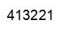 Número 413221 imagen negro