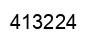 Número 413224 imagen negro