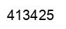Número 413425 imagen negro