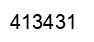 Número 413431 imagen negro