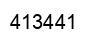 Número 413441 imagen negro