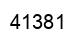 Número 41381 imagen negro