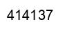 Number 414137 black image