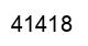 Número 41418 imagen negro