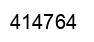 Number 414764 black image