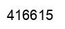 Number 416615 black image