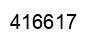 Number 416617 black image