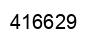 Number 416629 black image