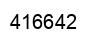 Number 416642 black image
