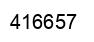Number 416657 black image