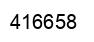 Number 416658 black image