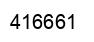 Number 416661 black image