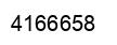 Número 4166658 imagen negro