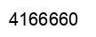 Number 4166660 black image