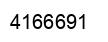 Number 4166691 black image