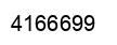 Número 4166699 imagen negro