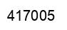 Number 417005 black image