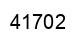 Número 41702 imagen negro