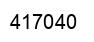 Número 417040 imagen negro