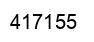 Number 417155 black image
