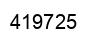 Number 419725 black image