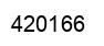 Number 420166 black image